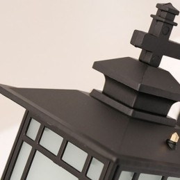 Kinesisk stil udendørs lys vandtæt pavillon form væg lys have balkon
