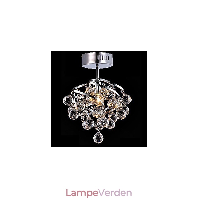 Moderne moderne traditionel klassisk landkrystal krom krystal lysekrone pendellampe