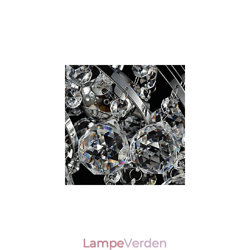 Moderne moderne traditionel klassisk landkrystal krom krystal lysekrone pendellampe