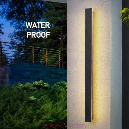 Udendørs Lang Moderne Moderne Væglampe Sconce Væglampe IP 44 til Porch Patio Garden Udendørs Lang Moderne Moderne Væglampe Sconce Væglampe IP 44 til Porch Patio Garden