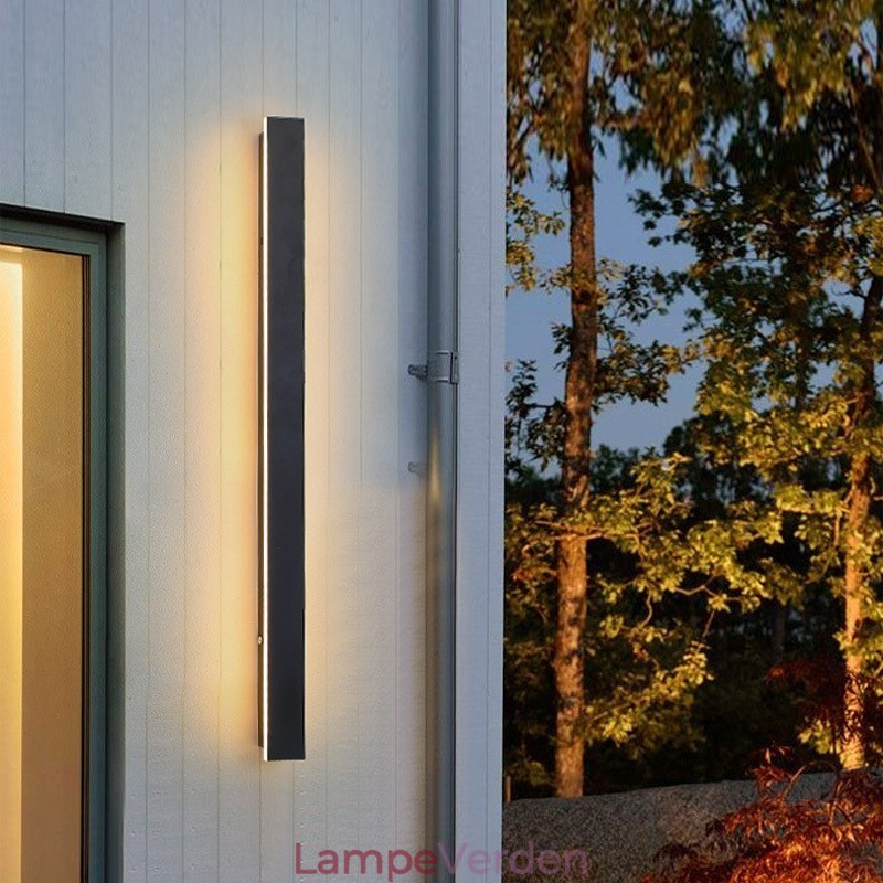 Udendørs Lang Moderne Moderne Væglampe Sconce Væglampe IP 44 til Porch Patio Garden