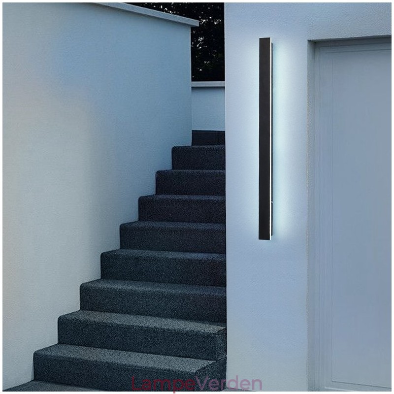 Udendørs Lang Moderne Moderne Væglampe Sconce Væglampe IP 44 til Porch Patio Garden