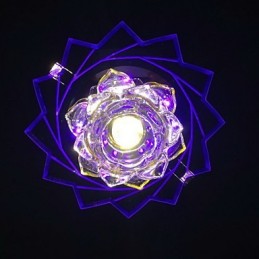 Moderne moderne Crystal Metal Flush Mount