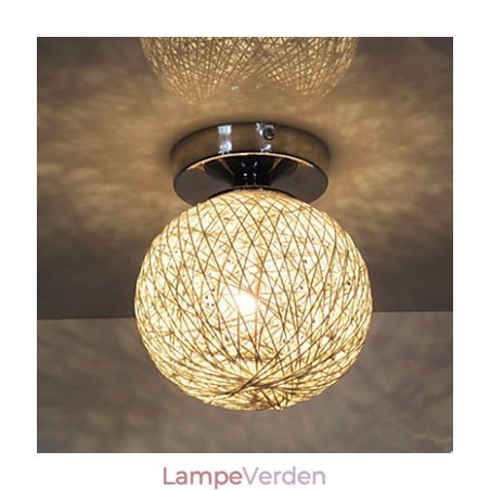Moderne moderne Lanterne Globe Chrome Metal Flush Mount Moderne moderne Lanterne Globe Chrome Metal Flush Mount