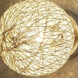 Moderne moderne Lanterne Globe Chrome Metal Flush Mount