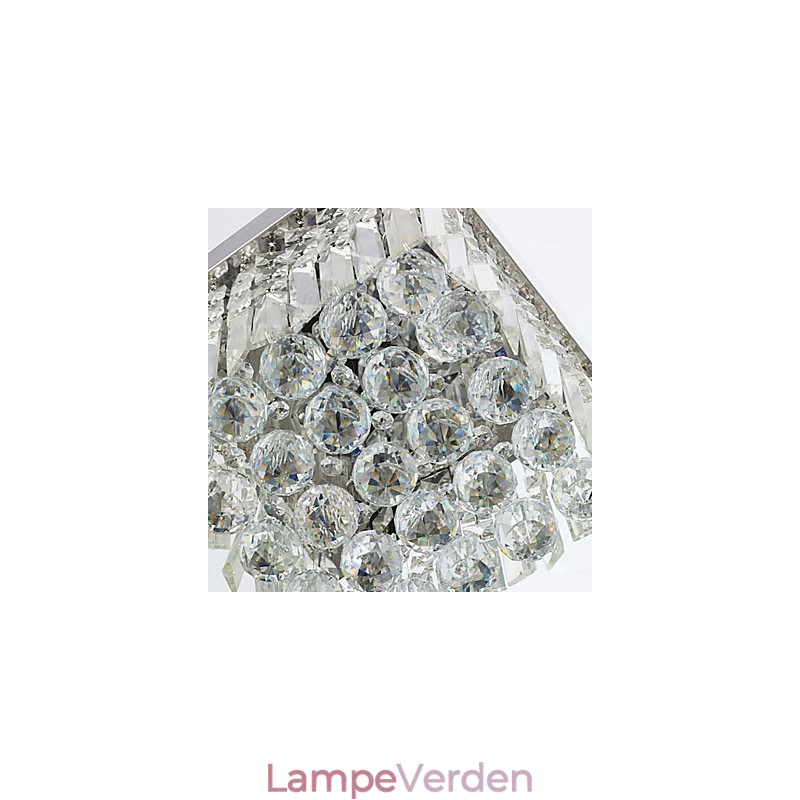 Moderne moderne Crystal Metal Flush Mount