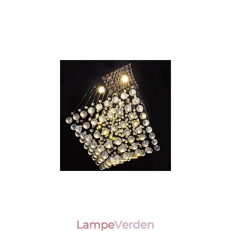 Clear Crystal 4 Lights Flush Mount i enkelt design