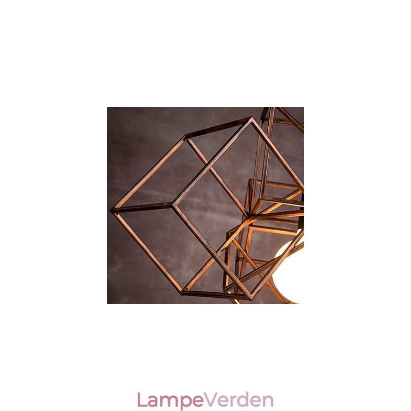 Vedhæng 1 lys vintage minimalistisk jernmaleri lysekrone