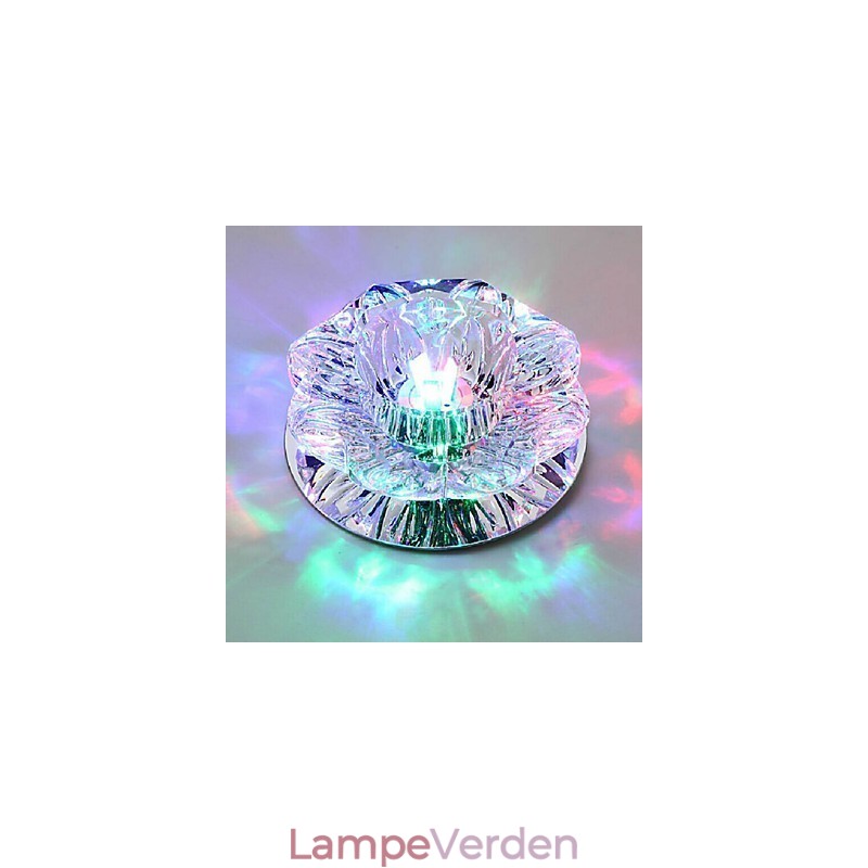 Krystal Loftslampe Spotlight SMD 3W Creative Lampe Rør Lys Farverig Farve Kuppel Lys