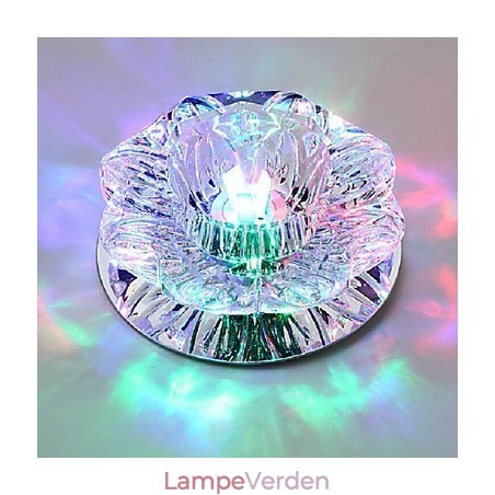 Krystal Loftslampe Spotlight SMD 3W Creative Lampe Rør Lys Farverig Farve Kuppel Lys