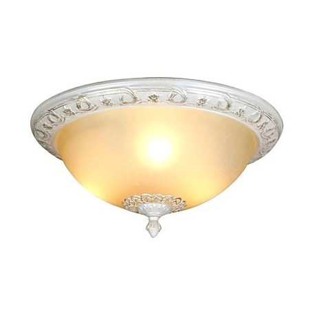 Retro Chrome Metal Flush Mount Retro Chrome Metal Flush Mount