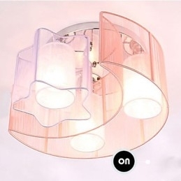 Tegning Line Romantiske Stjerner Månen Absorber Dome Light Lamp