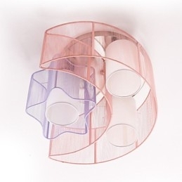 Tegning Line Romantiske Stjerner Månen Absorber Dome Light Lamp