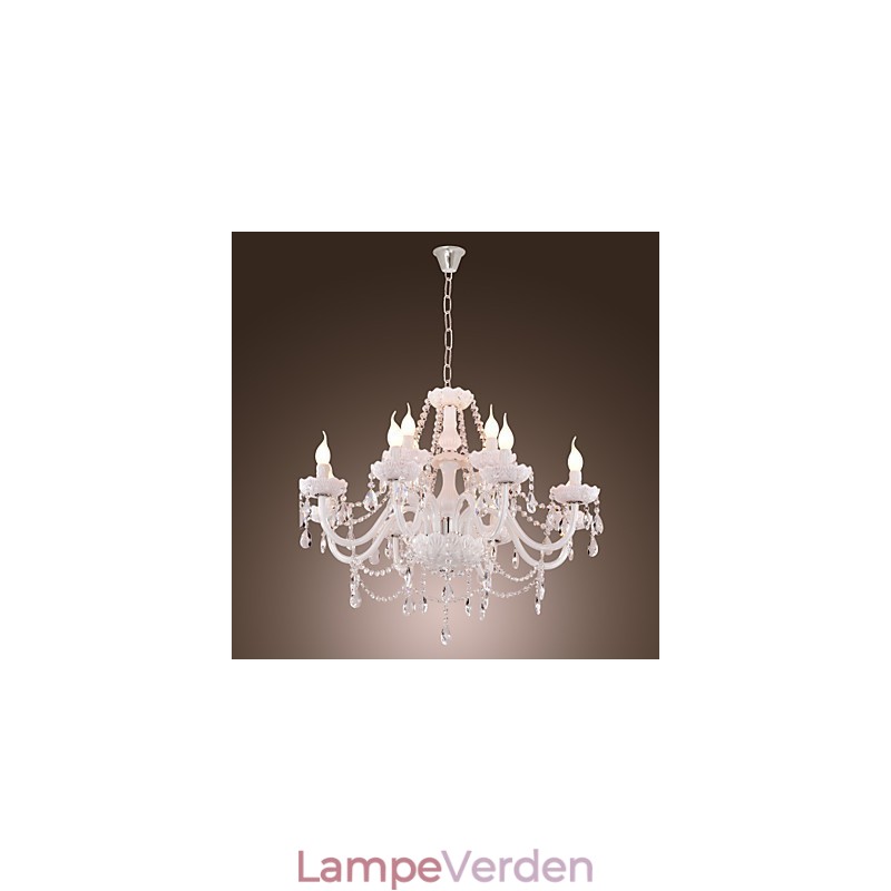 Moderne moderne galvaniseret lysekrone