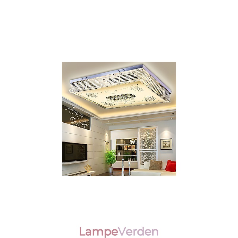 Flush Mount Crystal Modern Contemporary Metal