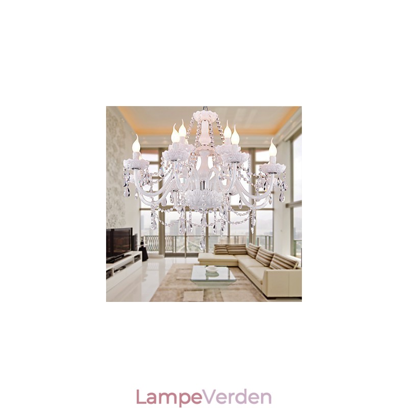 Moderne moderne galvaniseret lysekrone