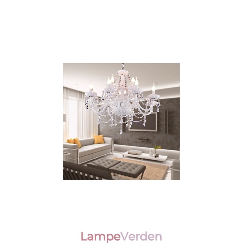 Moderne moderne galvaniseret lysekrone