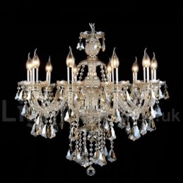 Cognac Krystal Farve Pendel Lys Krystal Moderne Moderne Traditionel Klassisk Retro Lantern Country