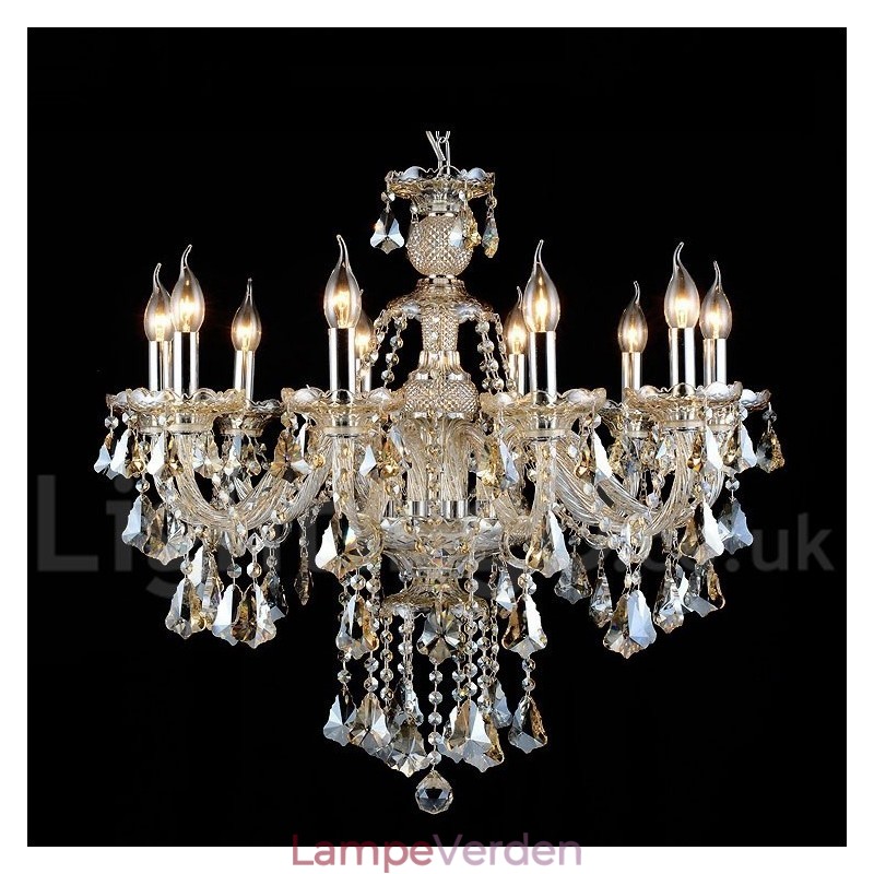 Cognac Krystal Farve Pendel Lys Krystal Moderne Moderne Traditionel Klassisk Retro Lantern Country