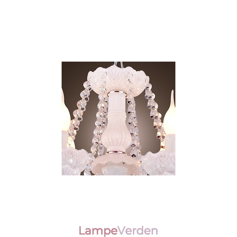 Moderne moderne galvaniseret lysekrone