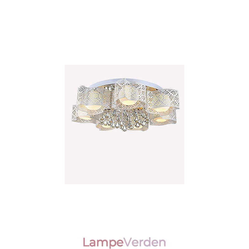 Flush Mount Crystal Modern Contemporary Metal