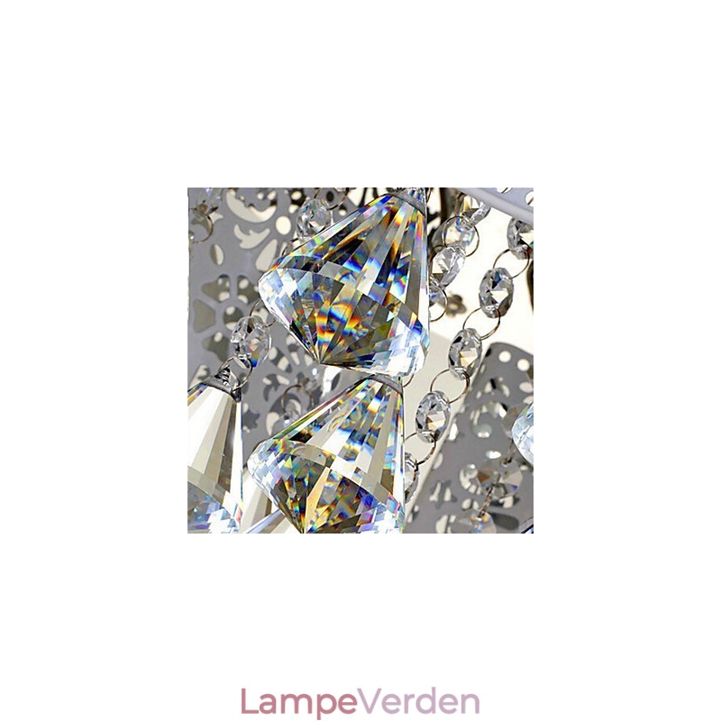 Flush Mount Crystal Modern Contemporary Metal