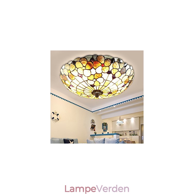Middelhavets skaller absorberer Dome Light Rural Skorsten