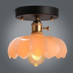 Flush Mount Retro Lighting Lights Glasloftslampe
