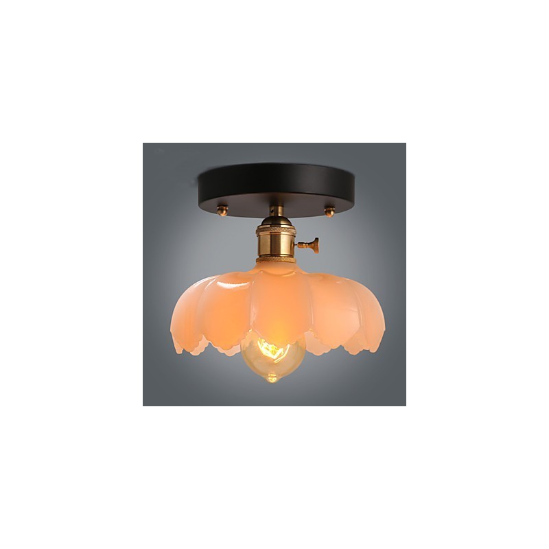 Flush Mount Retro Lighting Lights Glasloftslampe