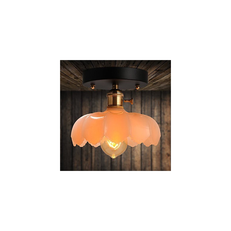 Flush Mount Retro Lighting Lights Glasloftslampe