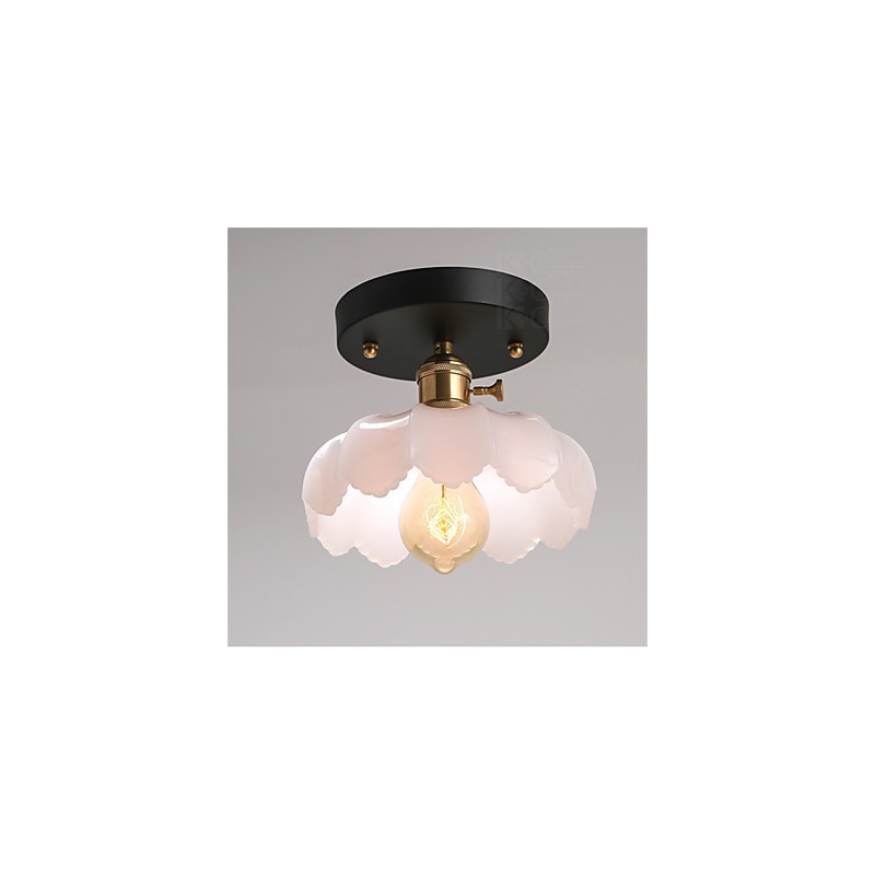 Flush Mount Retro Lighting Lights Glasloftslampe