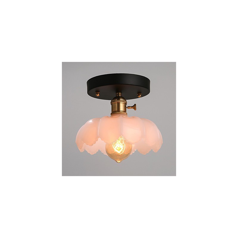 Flush Mount Retro Lighting Lights Glasloftslampe
