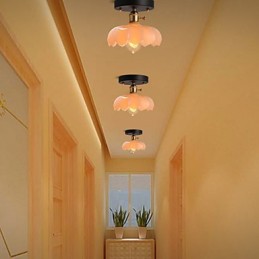 Flush Mount Retro Lighting Lights Glasloftslampe