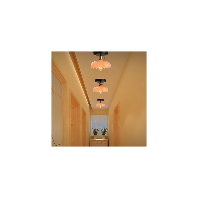 Flush Mount Retro Lighting Lights Glasloftslampe