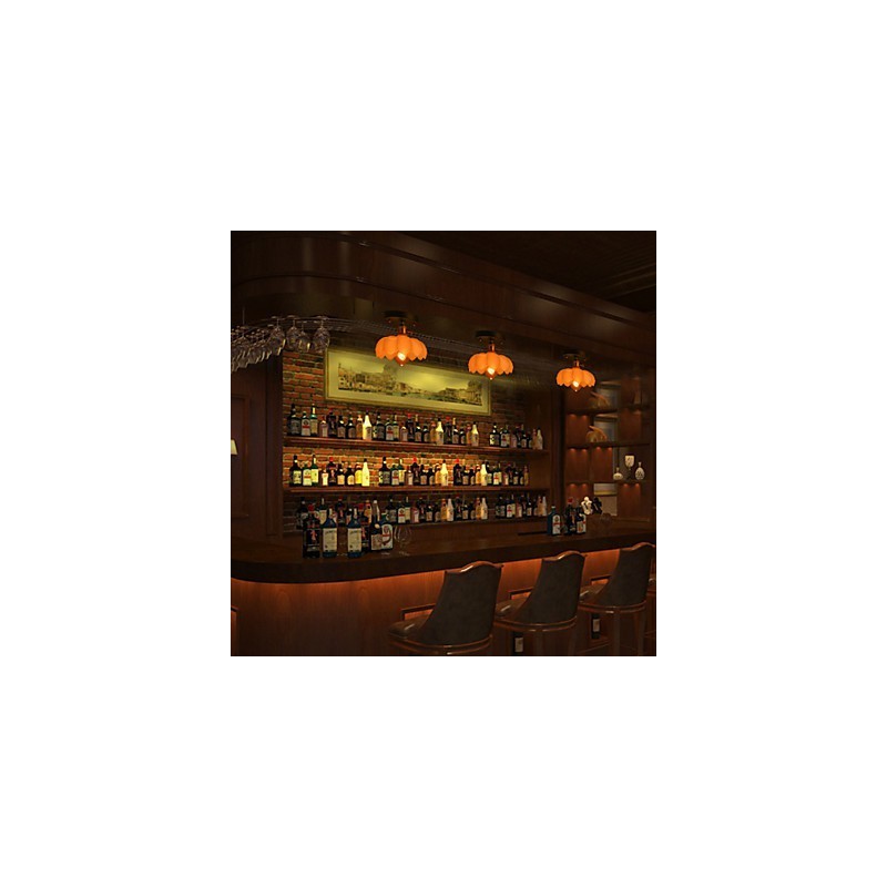 Flush Mount Retro Lighting Lights Glasloftslampe
