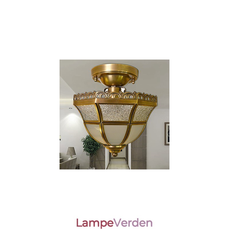 Traditionelle klassiske mini-stil messing metal Flush Mount spotlights