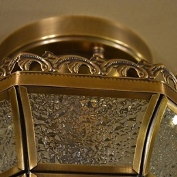 Traditionelle klassiske mini-stil messing metal Flush Mount spotlights