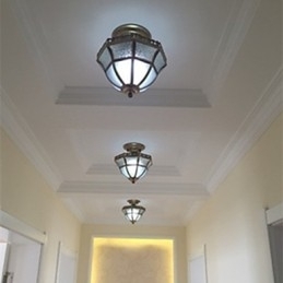 Traditionelle klassiske mini-stil messing metal Flush Mount spotlights