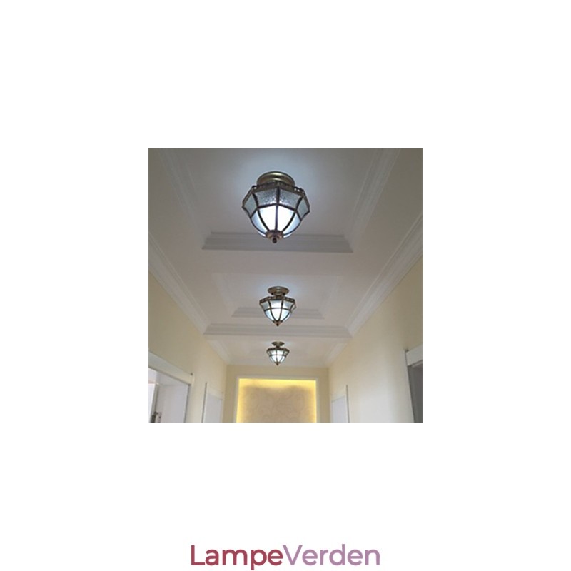Traditionelle klassiske mini-stil messing metal Flush Mount spotlights