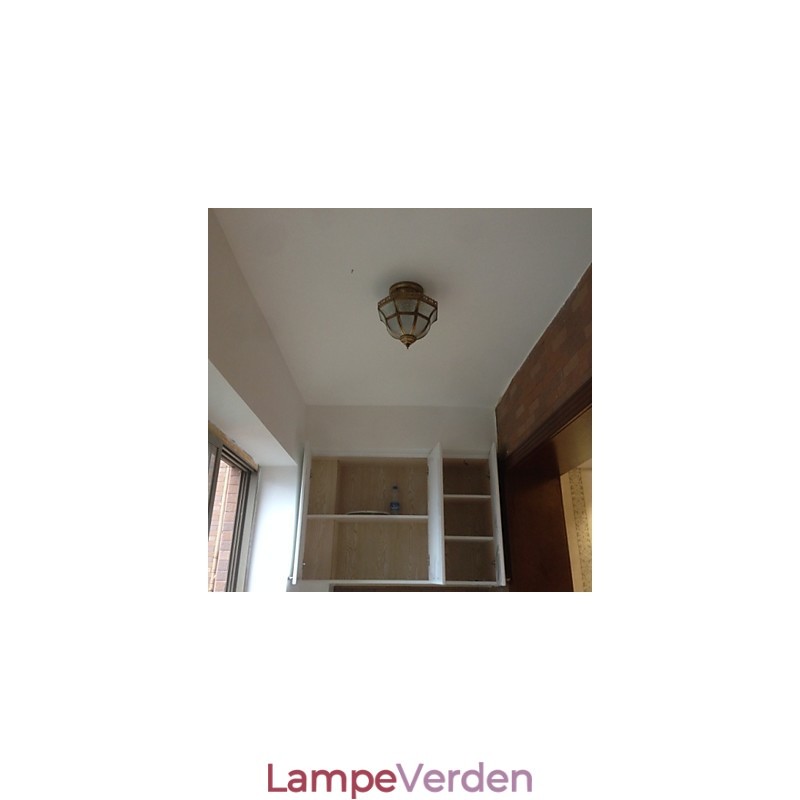 Traditionelle klassiske mini-stil messing metal Flush Mount spotlights
