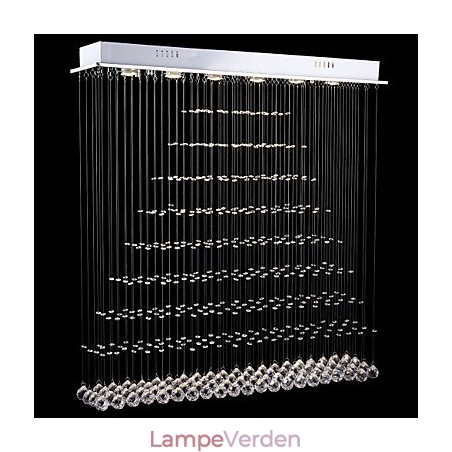 Rektangel krystal lysekrone lys loft hængende belysning lamper armaturer Rektangel krystal lysekrone lys loft hængende belysning lamper armaturer