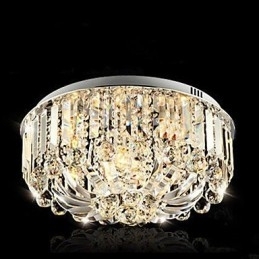 Flush Mount Lights undersektion kontrol lyskilde Crystal Metal Fashion Modern Classic