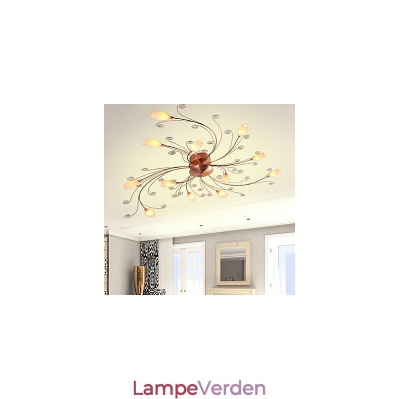 Kunstnerisk Aluminium Flush Mount Lights med 12 lys