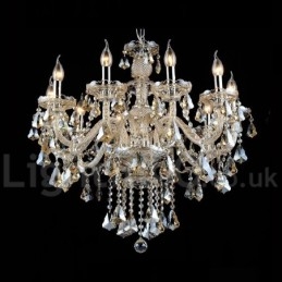 Cognac Krystal Farve Pendel Lys Krystal Moderne Moderne Traditionel Klassisk Retro Lantern Country