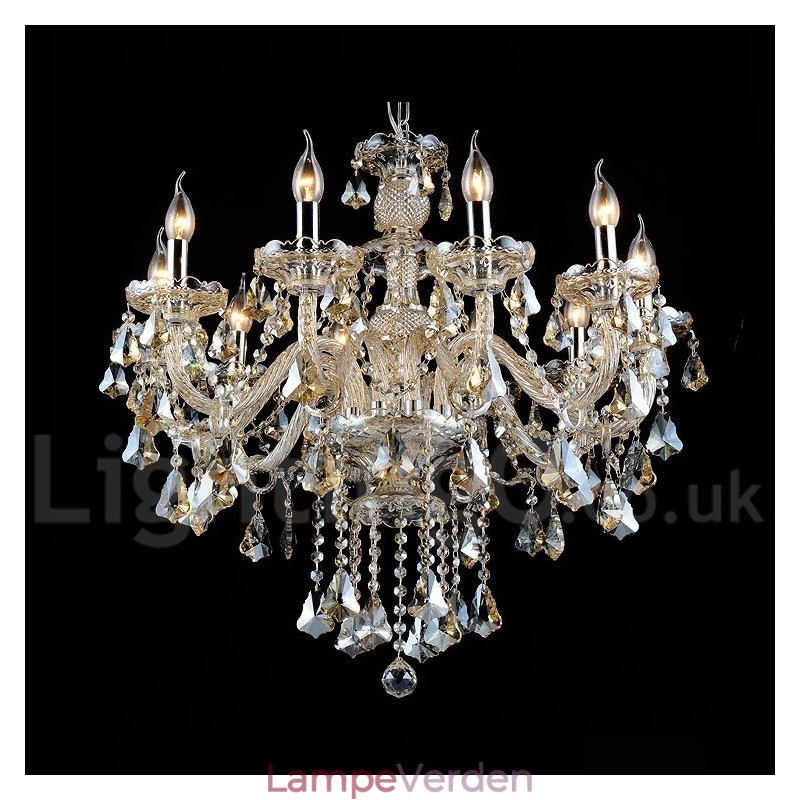 Cognac Krystal Farve Pendel Lys Krystal Moderne Moderne Traditionel Klassisk Retro Lantern Country