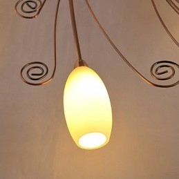 Kunstnerisk Aluminium Flush Mount Lights med 12 lys