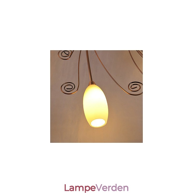 Kunstnerisk Aluminium Flush Mount Lights med 12 lys