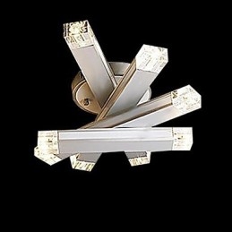 Moderne moderne metal flush Mount