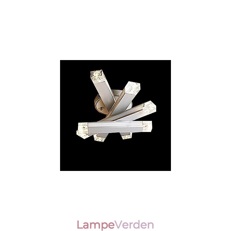 Moderne moderne metal flush Mount