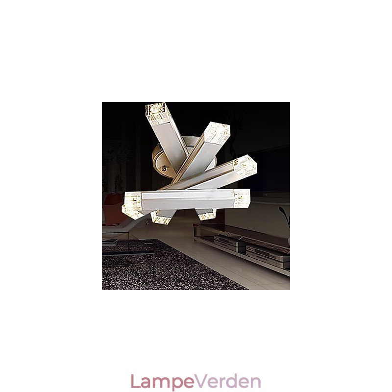Moderne moderne metal flush Mount